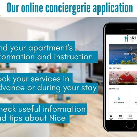 Nestor&jeeves - Dolce Master - Jean Medecin Διαμέρισμα